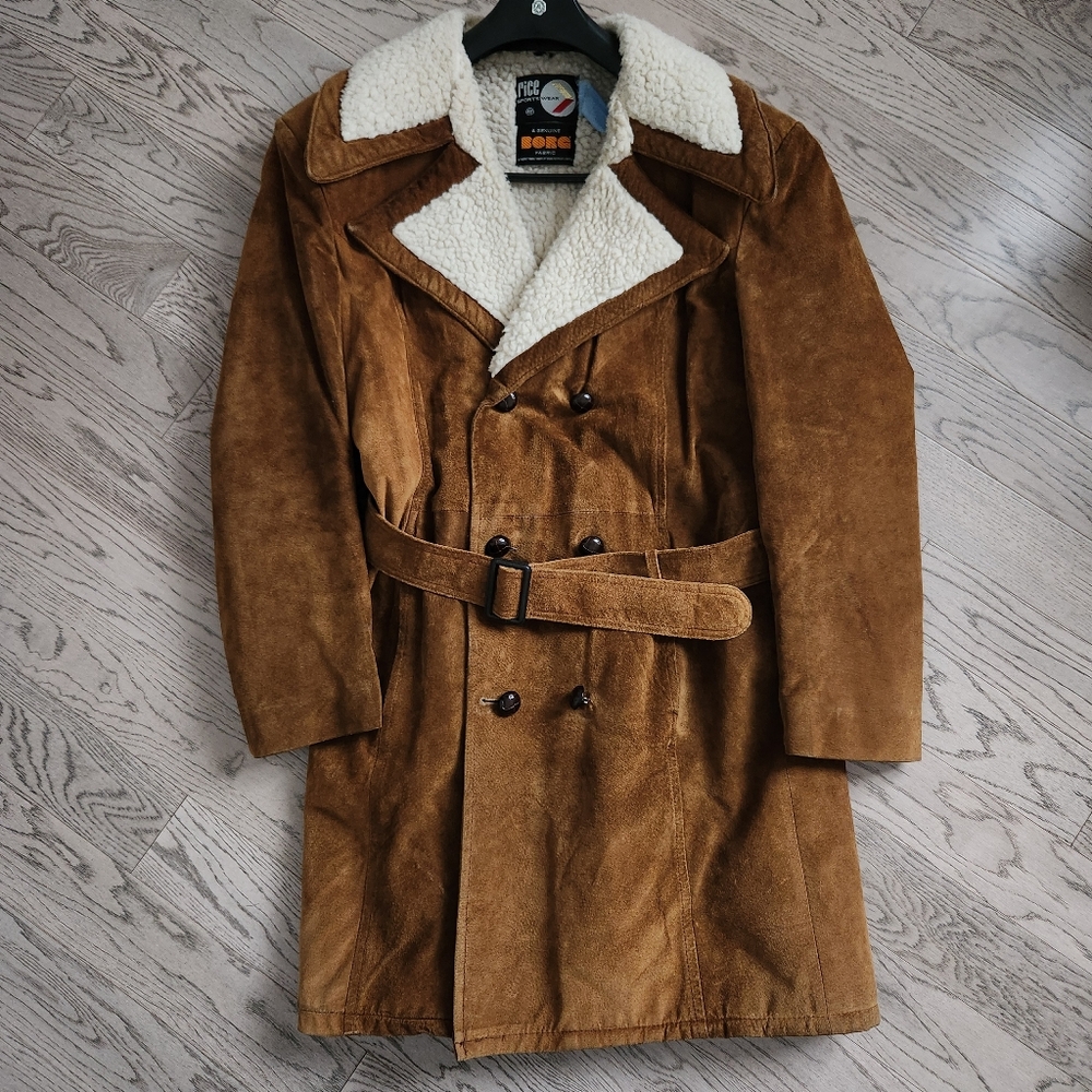 Vintage RICE Sportswear Sherpa Coat
